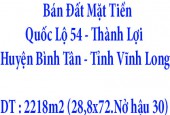 Bán Đất Mặt Tiền QL 54 xã Thành Lợi, Huyện Bình Tân, Tỉnh Vĩnh Long